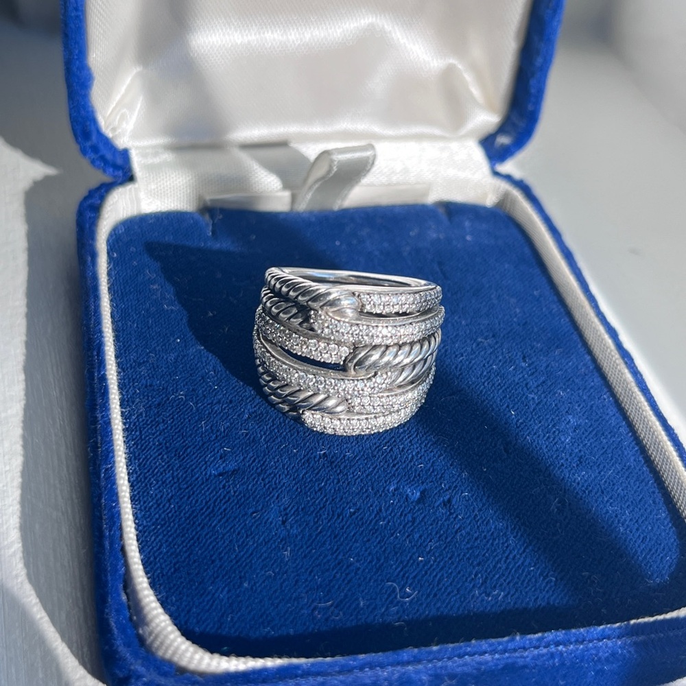 David Yurman Labyrinth ring Triple-Loop - Picture 9 of 9